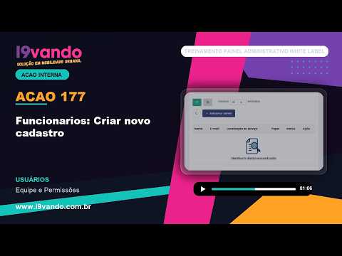 Funcionarios - Criar novo cadastro
