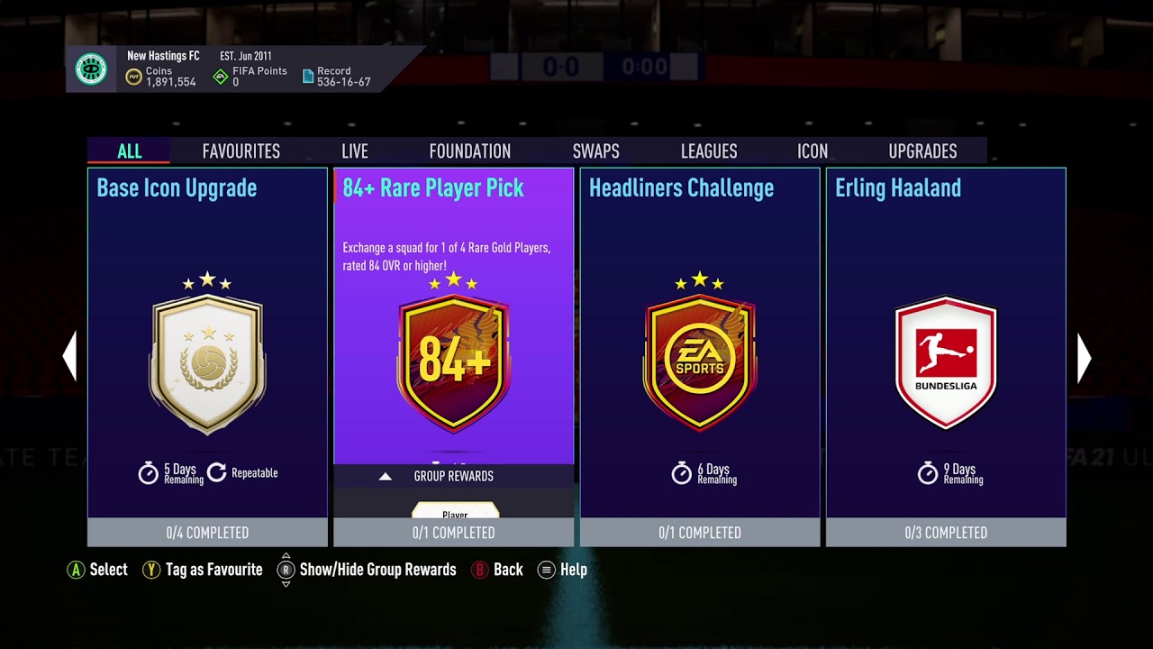 84+ Rare Player Pick FIFA 21