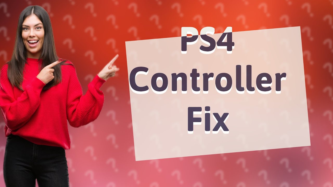 How do I fix my PS4 controller connected but not working on my PC