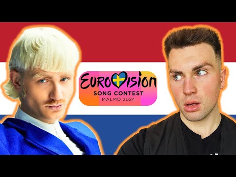 BRITISH GUY REACTS TO THE NETHERLAND?S ENTRY FOR EUROVISION 2024 | JOOST KLEIN - EUROPAPA