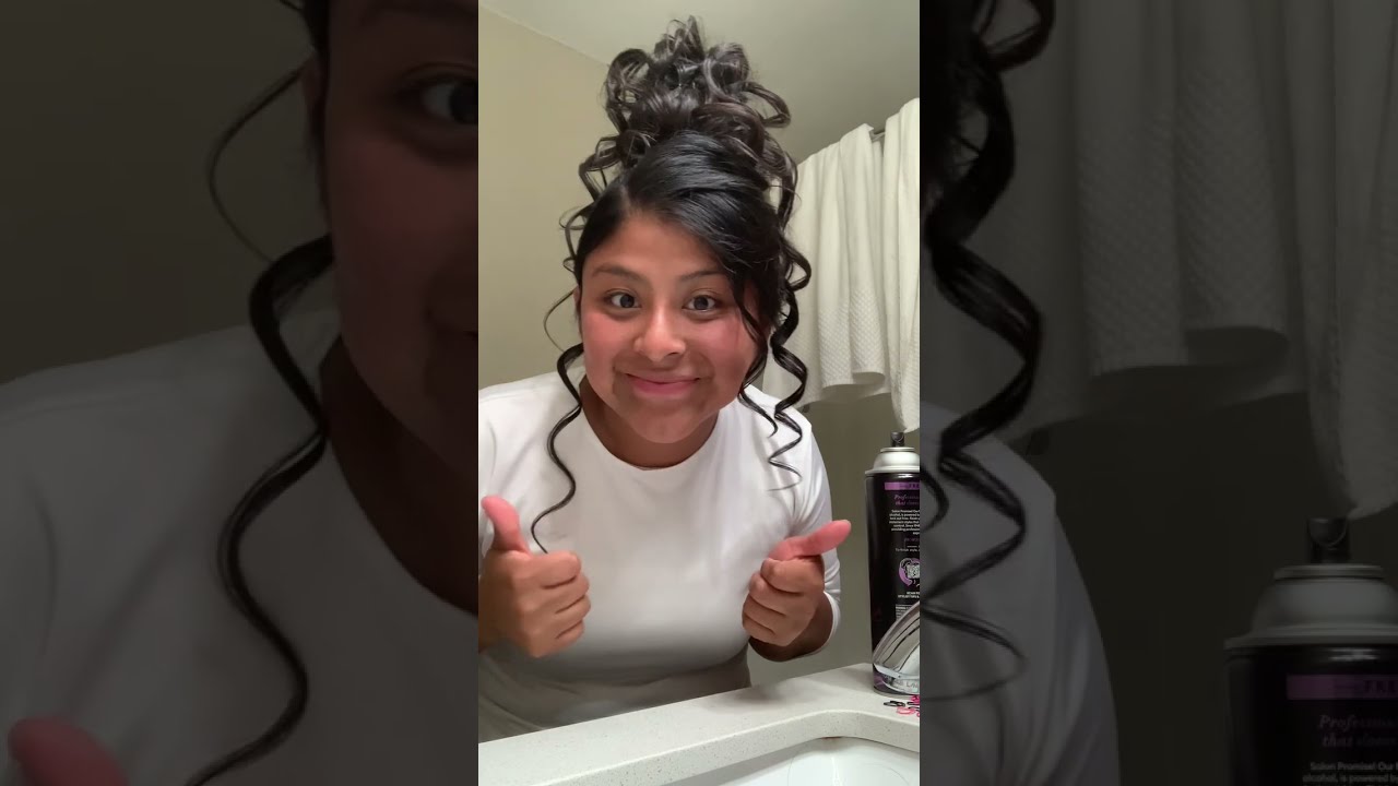 15 Minutes Church Updo! #hair #hairstyle #apostolic