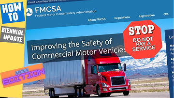 How To Do FMCSA Biennial Update | Step-By-Step Instructions | 2025 Updated Edition