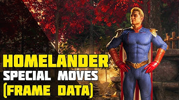 Mortal Kombat 1 - Homelander Special Moves with (Frame Data)