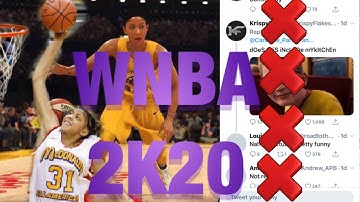 NBA 2K20 WNBA MYCAREER?!! CREATE FEMALE PLAYERS