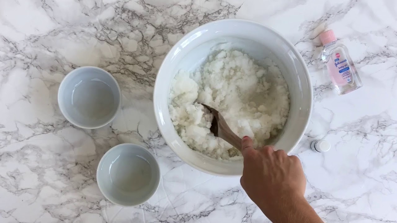 DIY Baby Oil Sugar Scrub YouTube
