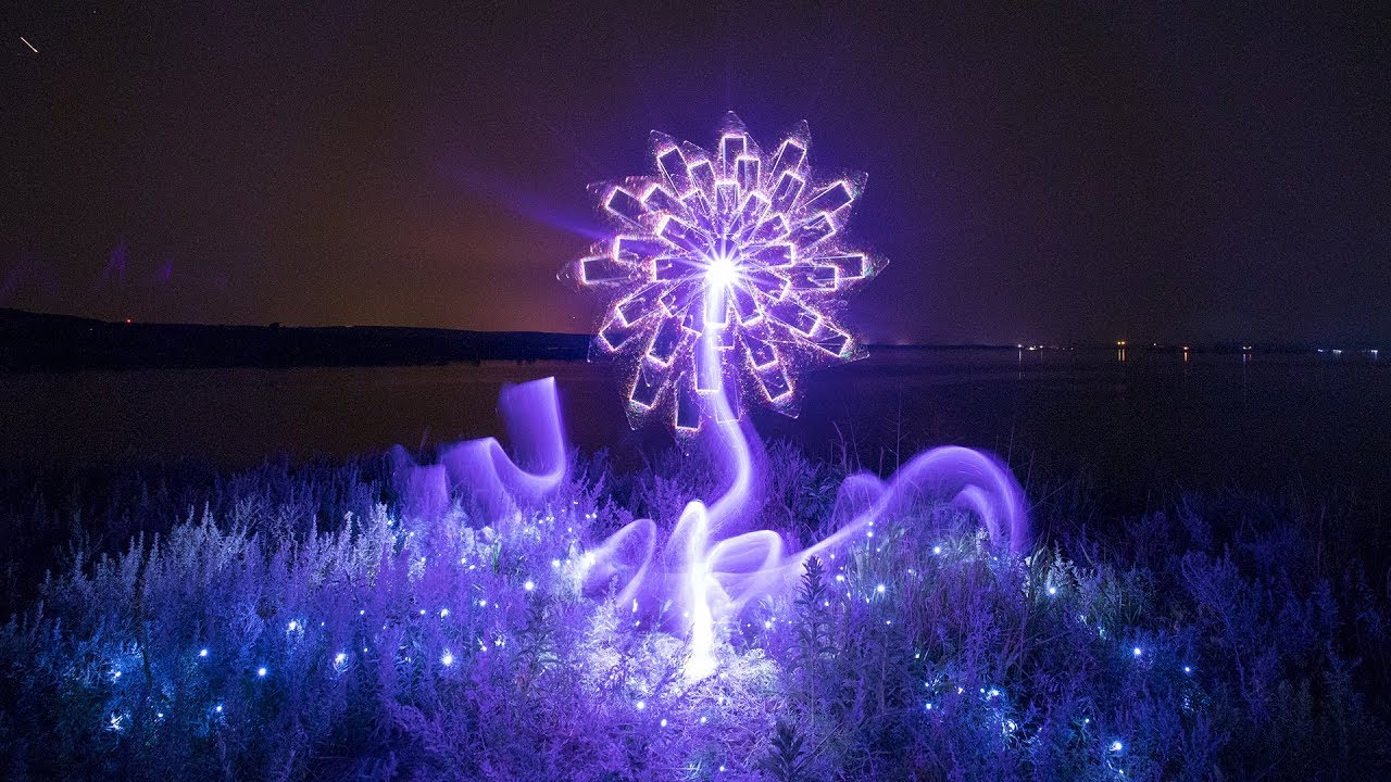 Light Painting Tutorial - How To Light Paint a Flower 