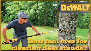 Dewalt Pole Saw (Battery Operated)  Out of Box Review  Work Smarter not Harder!