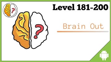 Brain Out Gameplay Walkthrough Android Level 181-200