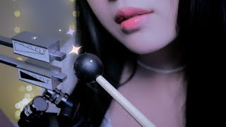 ASMR Brain Vibrations  FOR YOU TO FEEL RELIEVED 😴 8D~16D Tuning Fork tingles for sleep💤