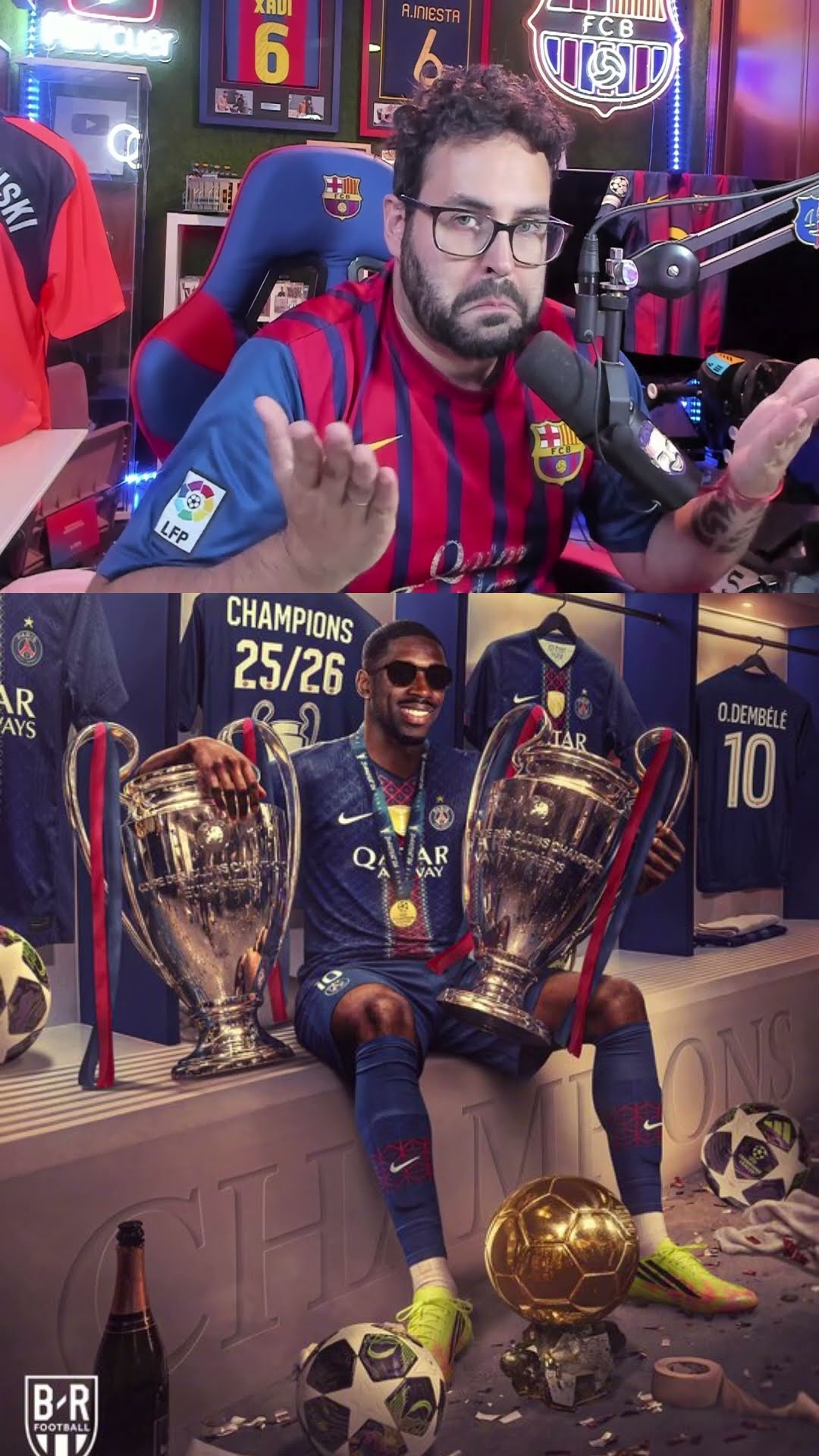 Dejadme solo #dembele #barça #psg #championsleague #futbol  #shortvideo