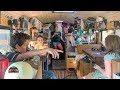 U.S. Marine Builds DIY Bus Conversion Tiny House For His Family Of 6