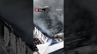 Explosión En Ezeiza El Trabajo De Los Bomberos Para Tratar De Apagar El Incendio