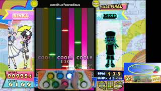 [pop'n music peace] perditus†paradisus UPPER H 正規/鏡 クリア 手元付き