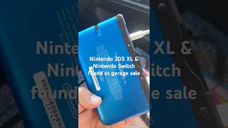 Nintendo 3DS XL &amp; Nintendo Switch found at garage sale #yardsale #switch #3ds #garagesale #mariokart