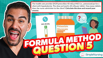 Walkthrough a Formula Method Practice Question - Question #5
