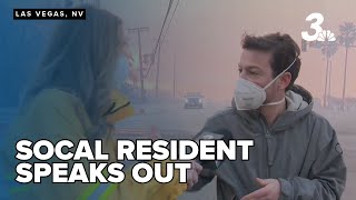 Southern California resident struggles to return home amid devastation