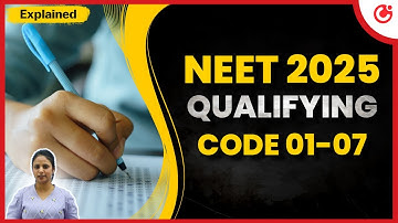 Qualifying Examination Codes NEET 2025 | Code 01 - 07 | NTA  NEET 2025 Latest News | NEET Update