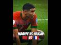 Mbappe takes off Hakimi 💔😔 #france #morocco #brazil