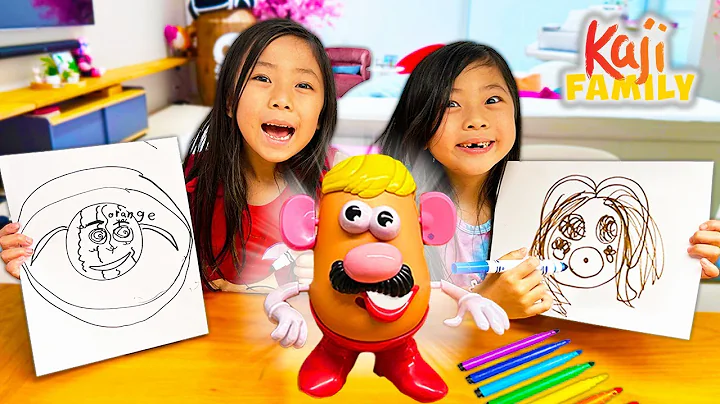 Emma and Kate Play Mystery DRAWING CHALLENGE!