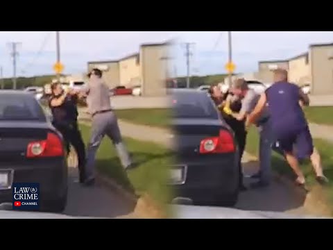 Good samaritan takes down man allegedly assaulting female cop