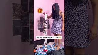 Finally gave her the gift she loved it 🥰#newtrend #explore #gift #giftideas #viral #trending #bff