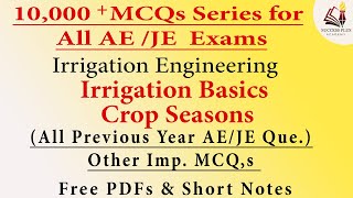Basics of irrigation & Crop Season- Irrigation Eng Question Series for SSC JE, Raj JE, UPPCL AE etc. screenshot 2