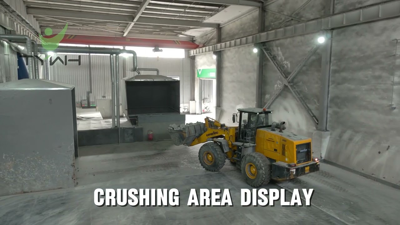 TYWH Calcium Carbide Crushing Area Display