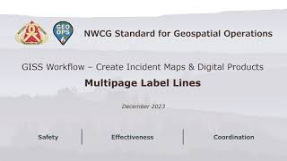 Label Lines for Multipage Maps