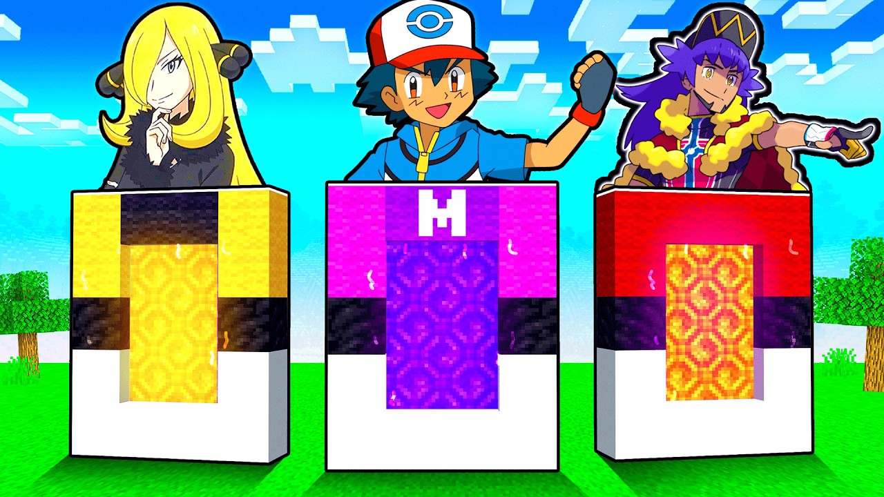 Don't Choose The Wrong TRAINER Portal… (Minecraft Pixelmon)