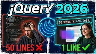 jQuery Full Course 2026 🔥 | Learn jQuery in One Video | Beginner to Expert Guide