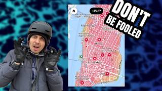 NYC Uber Eats Escooter Food Deliveries Riding and Dodging