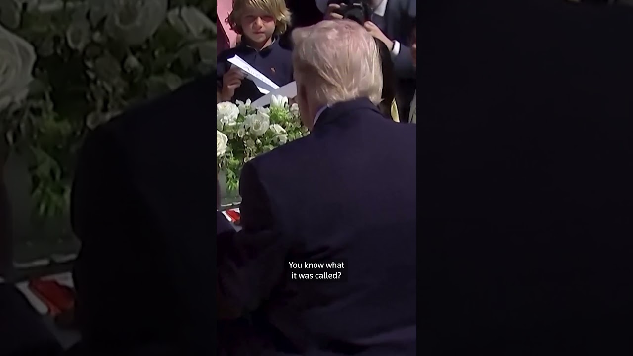 Trump tells children Biden used autopen