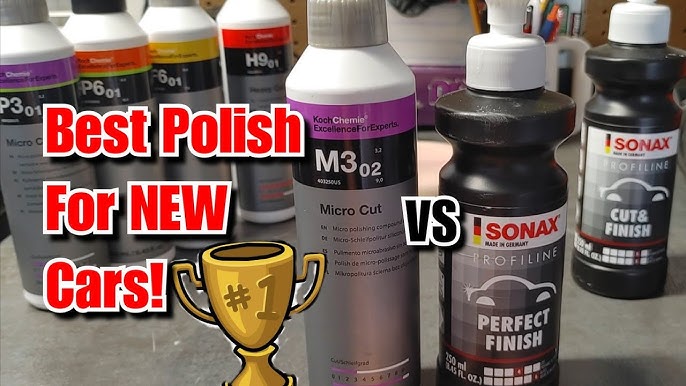 Best Car Paint Finishing Polish  Sonax Perfect Finish vs 3D ACA 520 vs Nv  Finesse 