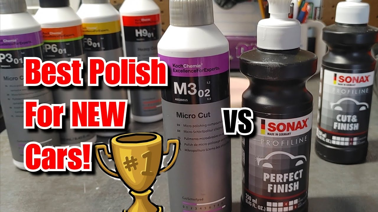 Best Polish For New Cars- Koch Chemie M302 VS Sonax Perfect Finish! Which Performs Best?