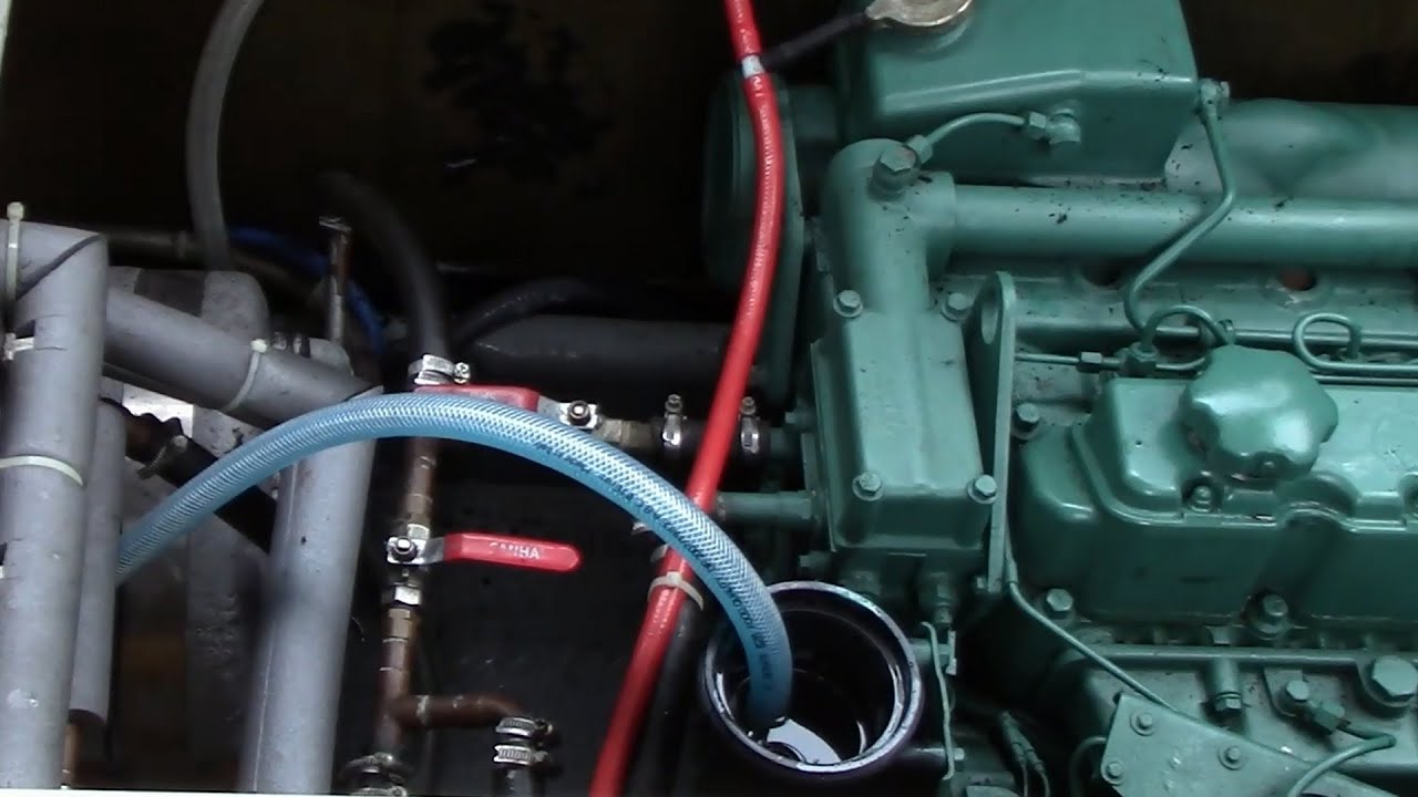 Saisonende 2019 #2 - Einwintern der Motoren Volvo AQ AD41