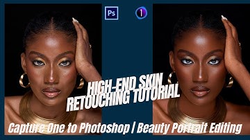 High End Skin Retouching Tutorial; Capture One to Photoshop |Beauty Portrait Editing