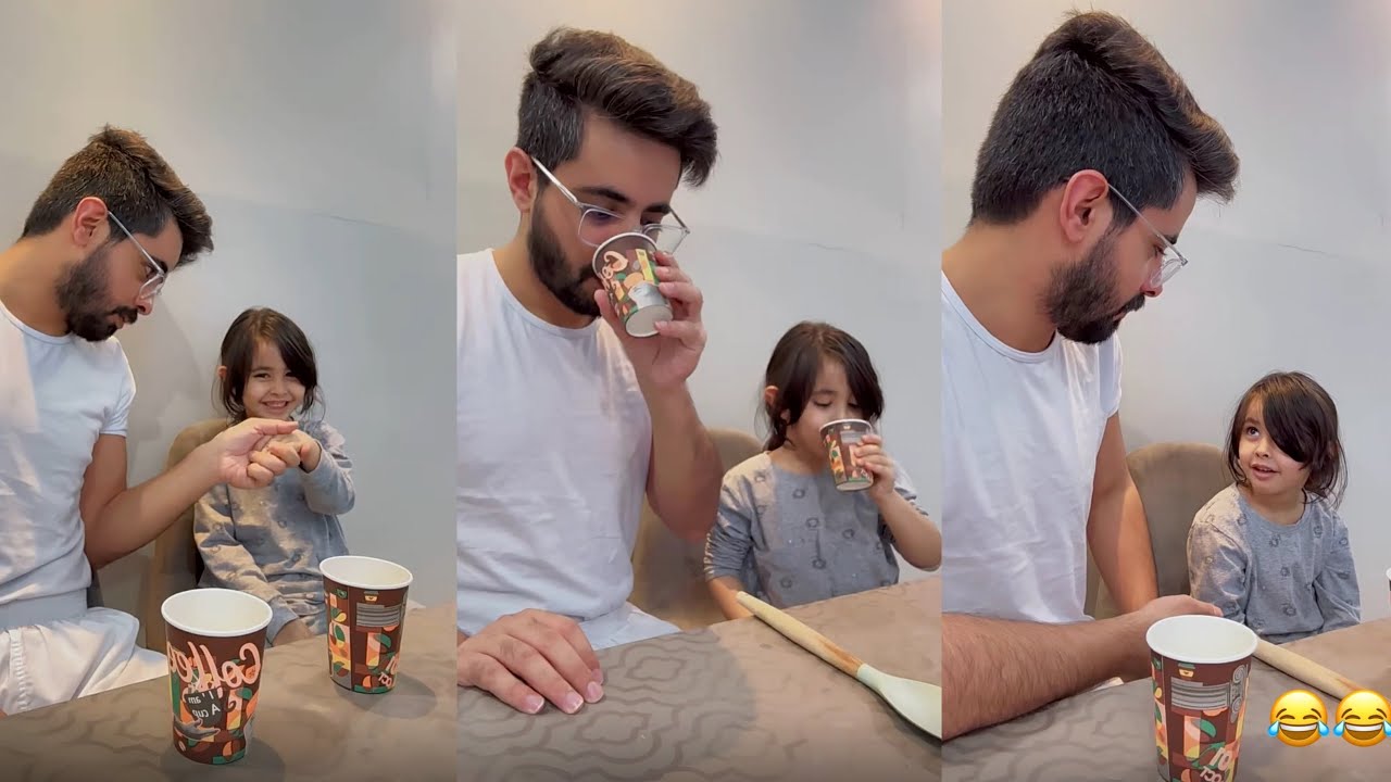 سنابات عبدالله العنزي| تحدي الموية والملح مع دينا 🥹😂