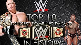 Play video: WWE TOP 10 | Top 10 Longest Combined Days As WWE Champion In History (WWE TOP 10)