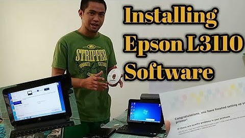 How to print documents & pictures using EPSON L3110 // Tagalog // V12 | FAJ Curan Vlogs