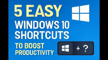 Top 5 Easy Windows 10 Shortcuts to Boost Your Productivity Fast #windows10 #Windows10Shortcuts