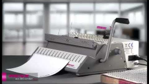 Renz - Eco 360 2:1 Pitch Comfort Plus Binding and Electric Punching Machine