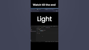 Mouse Follower Light Effect in HTML CSS JS | Cool Frontend Animation  #html #css #javascript