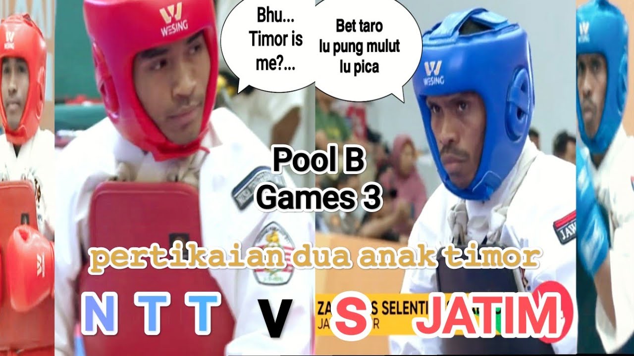 Duel Anak Timur Jilid 1 PON 2024 NTT vs Jatim Randori Putra Kelas 50 55 KG Shorinji Kempo