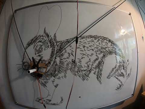 Happy Easter :-D with Makelangelo Polar Plotter