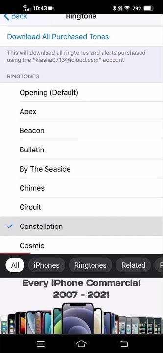 Constellation Ringtone for Apple IOS