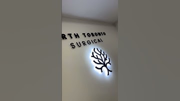 Unlocking the Beauty: Illuminated Custom Made 3D Sign for Toronto Surgical