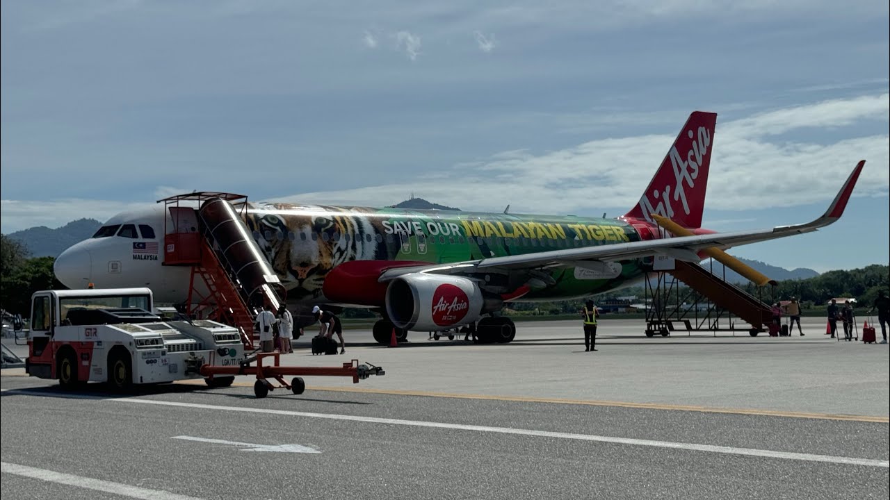 [4K] FULL FLIGHT | AirAsia | Airbus A320-216 | Kuala Lumpur (KUL) - Langkawi (LGK) [AK6308]