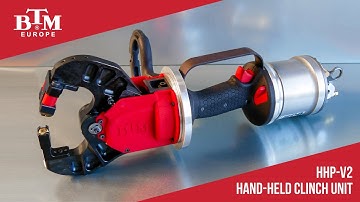 BTM Europe - Clinching Air Ducts | Hand-Held Clinch Unit HHP-V2 | Clinching Equipment