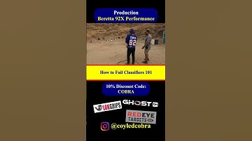 How to fail USPSA classifiers with style #uspsamaster #uspsaclassifier #fail #procedural #cobraready