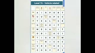 Crossword Go All Levels 71 - 80 Solution Walkthrough